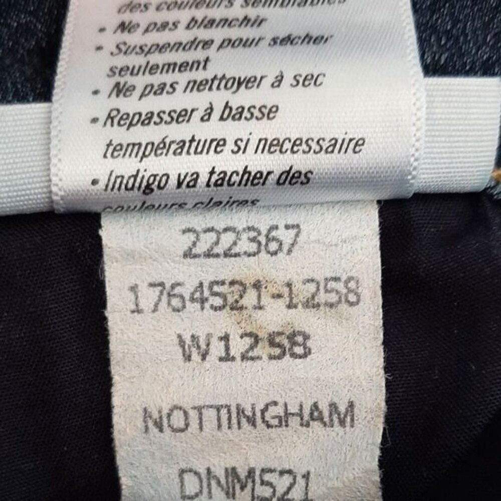 PAIGE | Verdugo Ankle Nottingham Blue Jeans Cropped Sz 26 Flawed - Picture 12 of 12